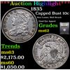 Image 1 : ***Auction Highlight*** 1835 Capped Bust Dime 10c Graded Select Unc By USCG (fc)