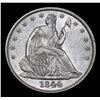 Image 2 : ***Auction Highlight*** 1844-p Seated Half Dollar 50c Graded Select Unc By USCG (fc)