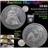 Image 1 : * Highlight Of Entire Auction* 1846 Seated Liberty Dollar $1 Graded Select Proof By USCG (fc)