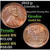 Image 1 : 1912-p Lincoln Cent 1c Grades Choice Unc BN