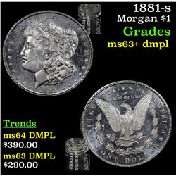 1881-s Morgan Dollar $1 Grades Select Unc+ DMPL