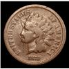 Image 2 : 1872 Indian Cent 1c Grades f details