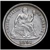 Image 2 : 1891-o F-128 Seated Liberty Dime 10c Grades Choice AU