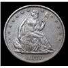 Image 2 : 1877-s Seated Half Dollar 50c Grades Choice AU/BU Slider