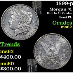 1899-p Morgan Dollar $1 Grades Select Unc