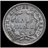 Image 3 : 1853-p Seated Liberty Half Dime 1/2 10c Grades Choice AU/BU Slider
