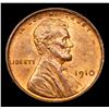 Image 2 : 1910-p Lincoln Cent 1c Grades Choice+ Unc RB