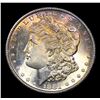 Image 2 : 1881-s Rainbow Toned Morgan Dollar $1 Grades Choice+ Unc