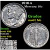Image 1 : 1916-s Mercury Dime 10c Grades Select Unc FSB