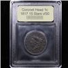 Image 4 : ***Auction Highlight*** 1817 15 Stars Mint Error Coronet Head Large Cent 1c Graded vf++ By USCG (fc)