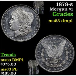 1878-s Morgan Dollar $1 Grades Select Unc DMPL