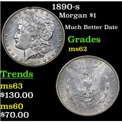 1890-s Morgan Dollar $1 Grades Select Unc