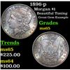 Image 1 : 1896-p Morgan Dollar $1 Grades GEM Unc