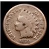 Image 2 : 1878 Indian Cent 1c Grades f, fine