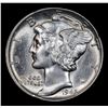 Image 2 : 1943-p Mercury Dime 10c Grades Choice+ Unc