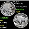 Image 1 : 1919-s Buffalo Nickel 5c Grades vg+
