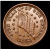 Image 2 : 1863 Shoot Him on the Spot Dix Civil War Token 1c Grades Select AU