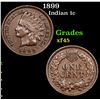 1899 Indian Cent 1c Grades xf+