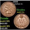 1909 Indian Cent 1c Grades Select Unc BN