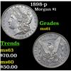 1898-p Morgan Dollar $1 Grades BU+