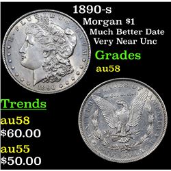 1890-s Morgan Dollar $1 Grades Choice AU/BU Slider