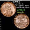 Image 1 : 1909-p Lincoln Cent 1c Grades Select Unc BN