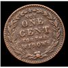 Image 3 : 1863 Not One Cent Civil War Token 1c Grades vf+