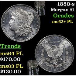1880-s Morgan Dollar $1 Grades Select Unc+ PL