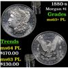 Image 1 : 1880-s Morgan Dollar $1 Grades Select Unc+ PL