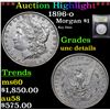 Image 1 : ***Auction Highlight*** 1896-o Morgan Dollar $1 Graded Unc Details By USCG (fc)