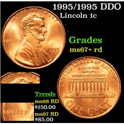 1995/1995 DDO Lincoln Cent 1c Grades GEM++ RD