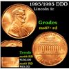 1995/1995 DDO Lincoln Cent 1c Grades GEM++ RD