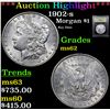 Image 1 : ***Auction Highlight*** 1902-s Morgan Dollar $1 Graded Select Unc By USCG (fc)
