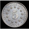 Image 3 : 1883 Shield Nickel 5c Grades Select Proof