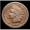 Image 2 : 1869 Indian Cent 1c Grades f details