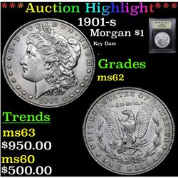 ***Auction Highlight*** 1901-s Morgan Dollar $1 Graded Select Unc By USCG (fc)