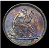 Image 2 : ***Auction Highlight*** 1837 Large Date Seated Liberty Half Dime 1/2 10c Graded GEM++ Unc By USCG (f