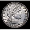 Image 2 : 1902-p Barber Quarter 25c Grades Select Unc