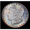 Image 2 : 1880/1880-s Rainbow Toned Vam 94 Morgan Dollar $1 Grades Choice+ Unc