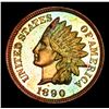 Image 2 : ***Auction Highlight*** 1890 Indian Cent 1c Graded Gem++ Proof Red By USCG (fc)