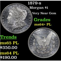 1879-s Morgan Dollar $1 Grades Choice Unc+ PL