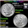 Image 1 : ***Auction Highlight*** 1888-s Morgan Dollar $1 Graded Select+ Unc By USCG (fc)