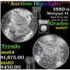 Image 1 : ***Auction Highlight*** 1880-o Morgan Dollar $1 Graded Select+ Unc By USCG (fc)