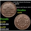 Image 1 : 1835 Merchants Exchange Hard Times Token 1c Grades Select AU