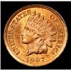 Image 2 : 1907 Indian Cent 1c Grades Select+ Unc RB