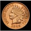 Image 2 : 1906 Indian Cent 1c Grades Select+ Unc RB