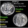 Image 1 : 1930-p Mercury Dime 10c Grades Choice+ Unc