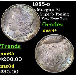 1885-o Morgan Dollar $1 Grades Choice+ Unc