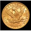 Image 3 : ***Auction Highlight*** 1893-p Gold Liberty Half Eagle $5 Graded Select Unc By USCG (fc)
