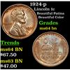 Image 1 : 1924-p Lincoln Cent 1c Grades Choice Unc BN
